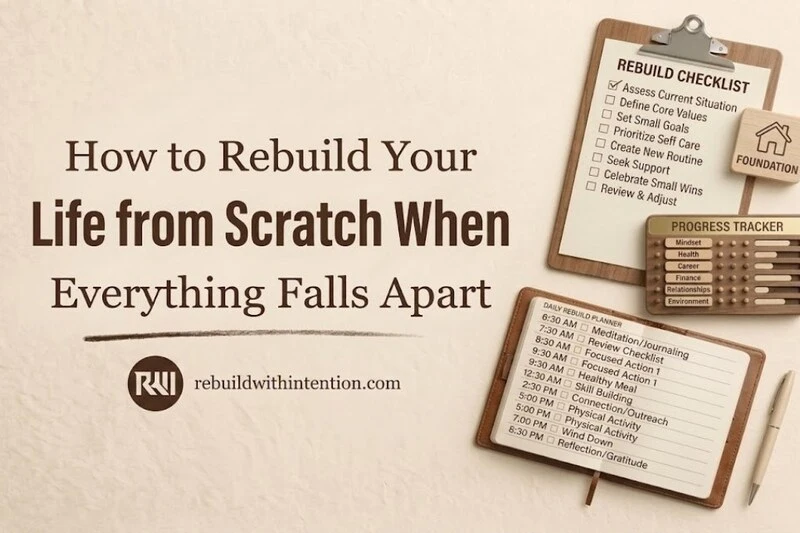 How to Rebuild Your Life from Scratch When Everything Falls Apart