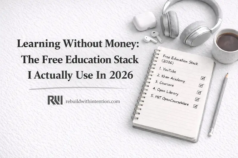 The Free Education Stack I Actually Use in 2026