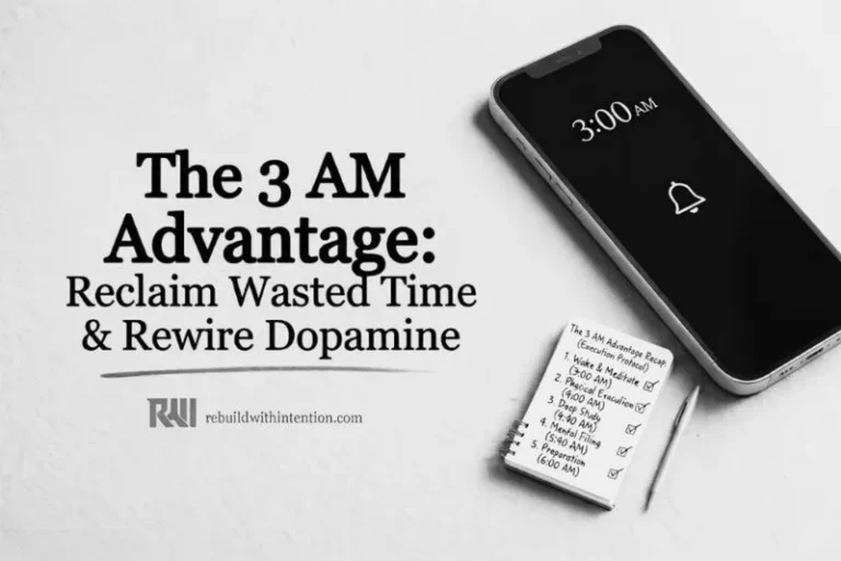 The 3 AM Advantage How I Built a System That Makes Urges Irrelevant (Week 5 Recap)