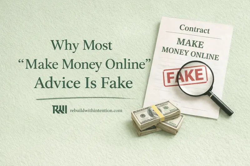 Why Most “Make Money Online” Advice Is Fake
