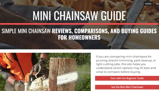 minichainsaw simple page