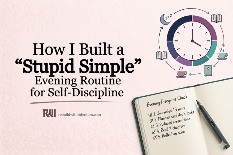 How I Built a “Stupid Simple” Evening Routine for Self-Discipline