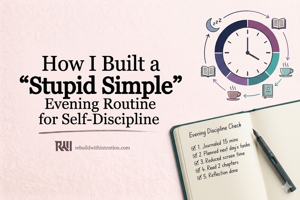 How I Built a “Stupid Simple” Evening Routine for Self-Discipline