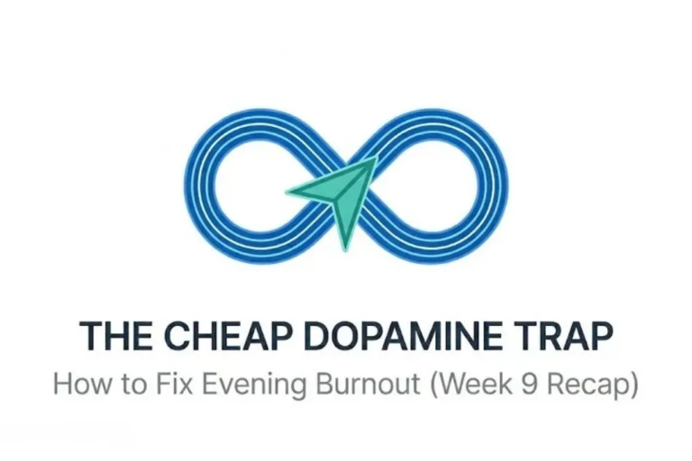 The Cheap Dopamine Trap How to Fix Evening Burnout (Week 9 Recap)