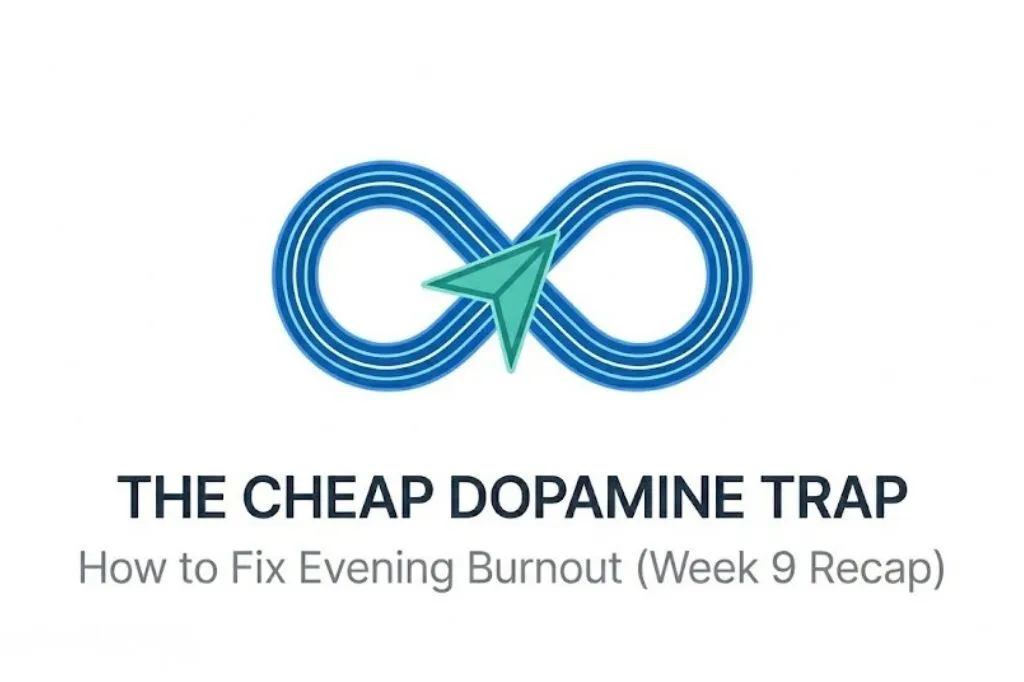 The Cheap Dopamine Trap How to Fix Evening Burnout (Week 9 Recap)