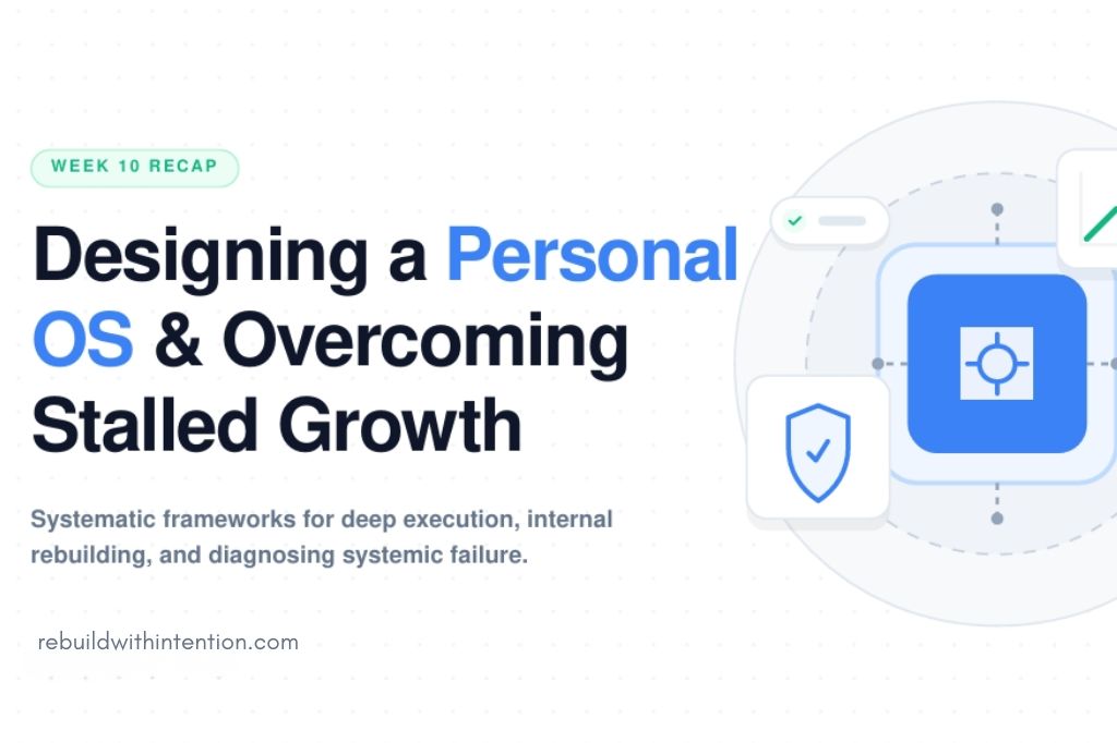 Week 10 Recap Designing a Personal OS & Overcoming Stalled Growth