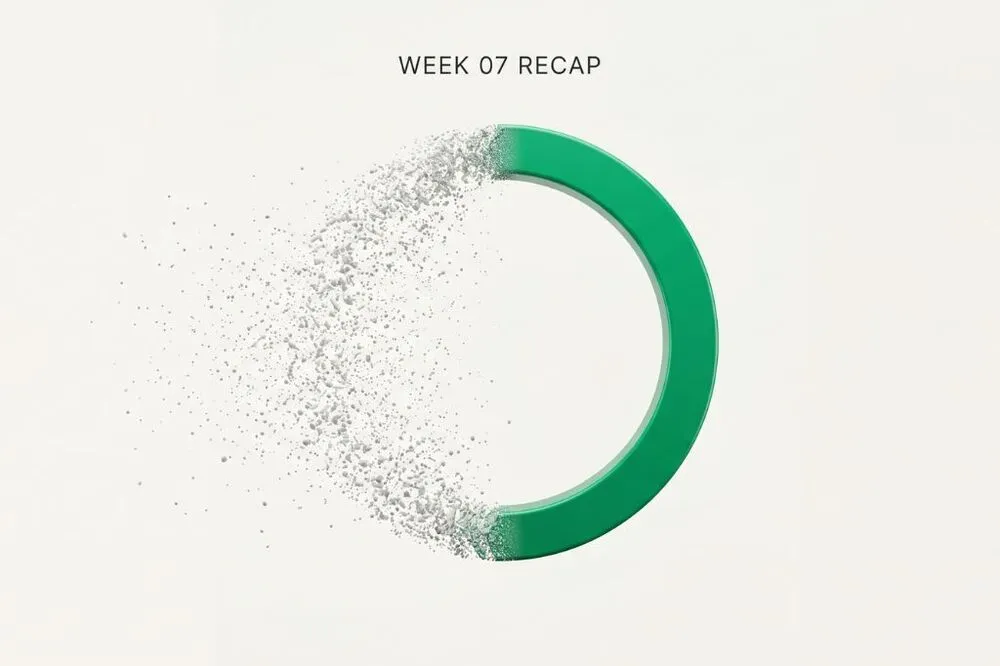 Week 7 Recap Growth, Drift, and Returning to Writing
